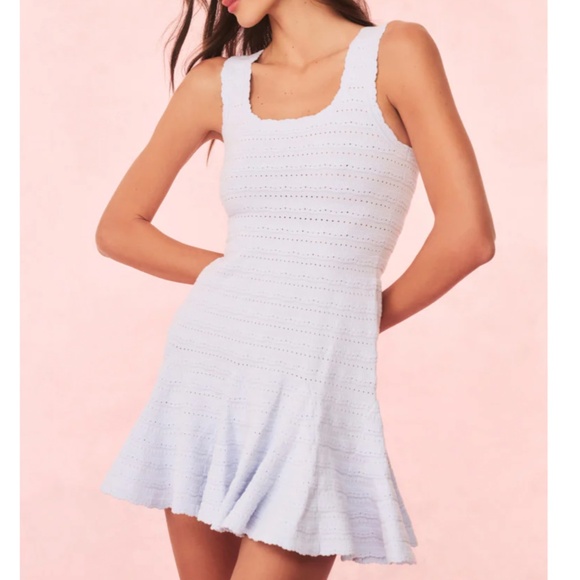 LoveShackFancy White Mini Dress - Picture 2 of 12